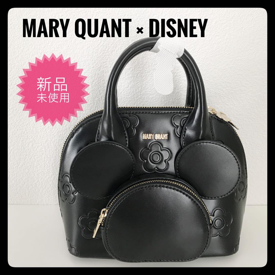 新品❤️】MARY QUANT × DISNEY ブラック ハンドバッグ - メルカリ
