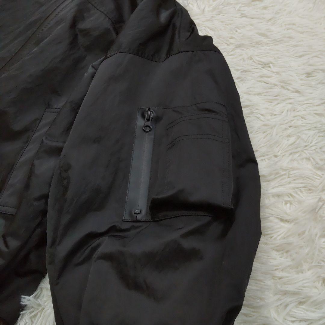 【美品】イシカワラボ バックフリルブルゾン ブラック フリーサイズ 洗える