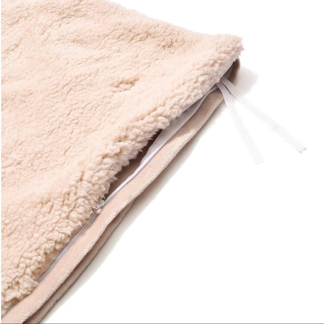 フランフラン 新品 掛け布団カバー フラワー×ボア シングル ベージュ フランフラン 新品 掛け布団カバー フラワー×ボア シングル ベージュ