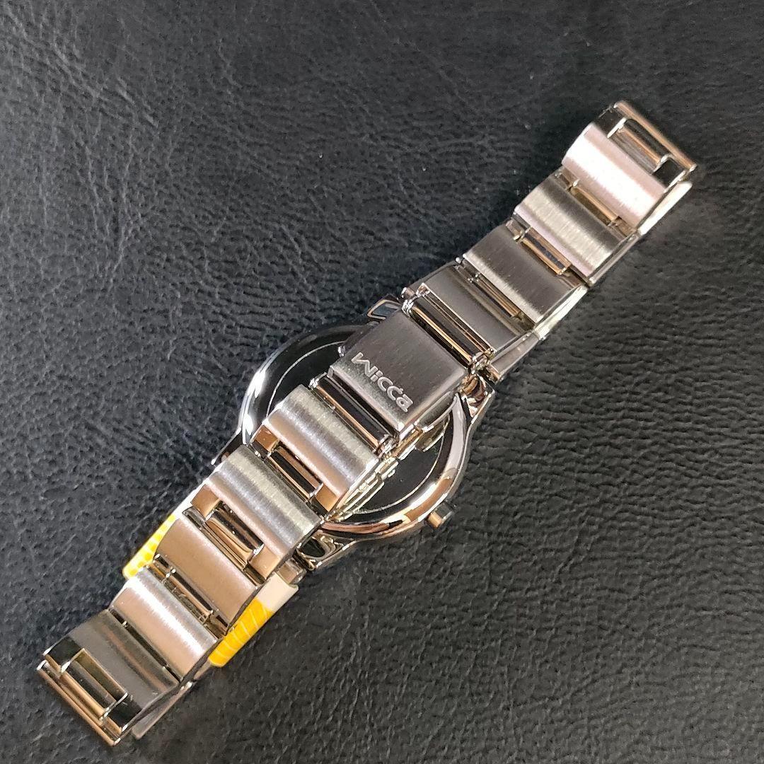 極美品　CITIZEN　シチズン　ウィッカ　ブルー シェル 文字盤　ソーラー