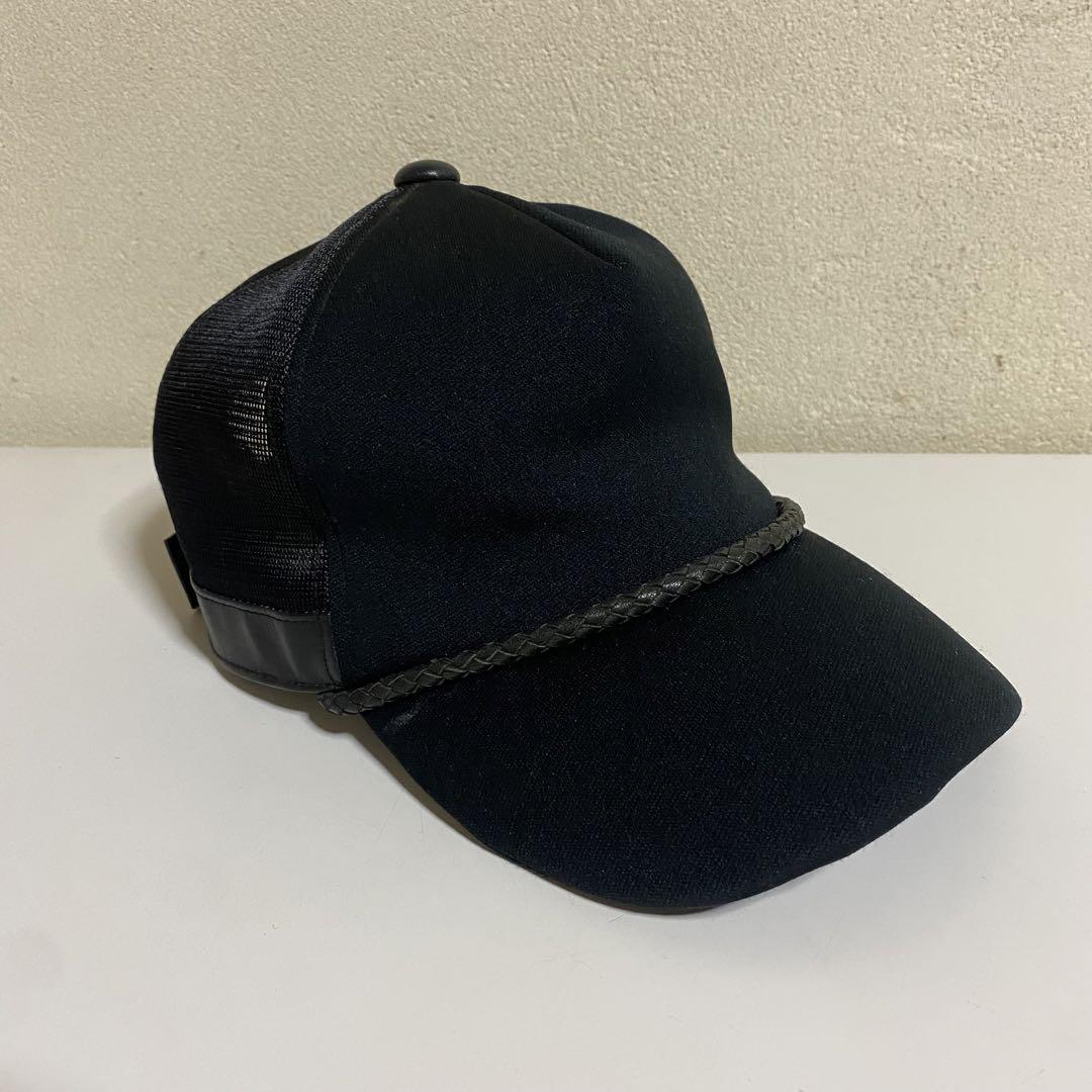 自宅保管品 AKM / エーケーエム メッシュキャップ レザーストラップ 日本製