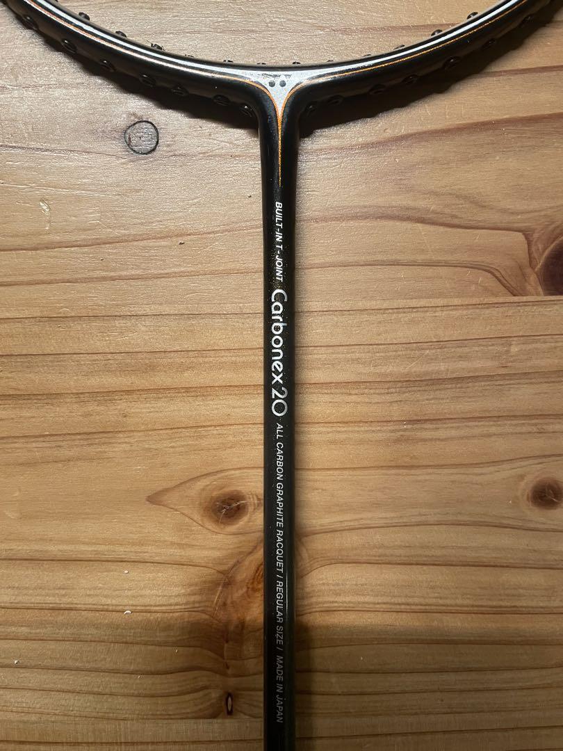 バドミントンラケット Carbonex 20(カーボネックス20) 2本セット