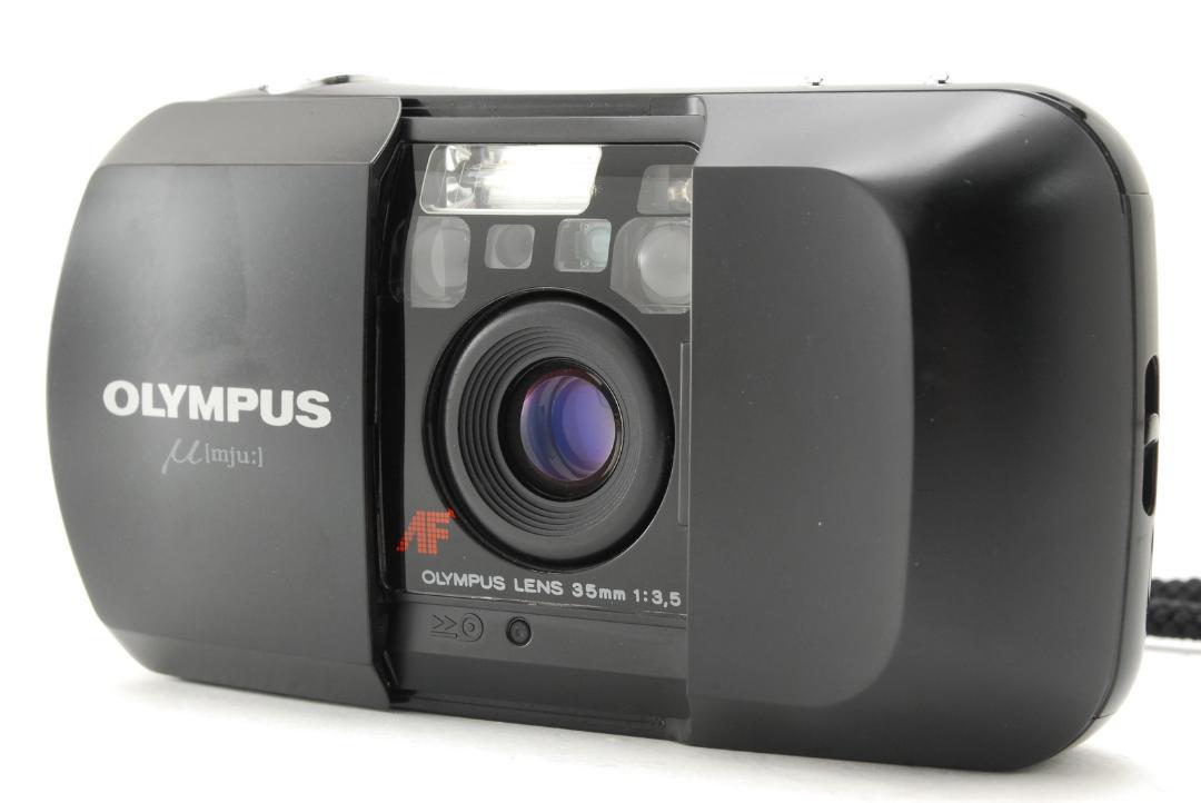 初代 OLYMPUS オリンパス μ mju ミュー ブラック