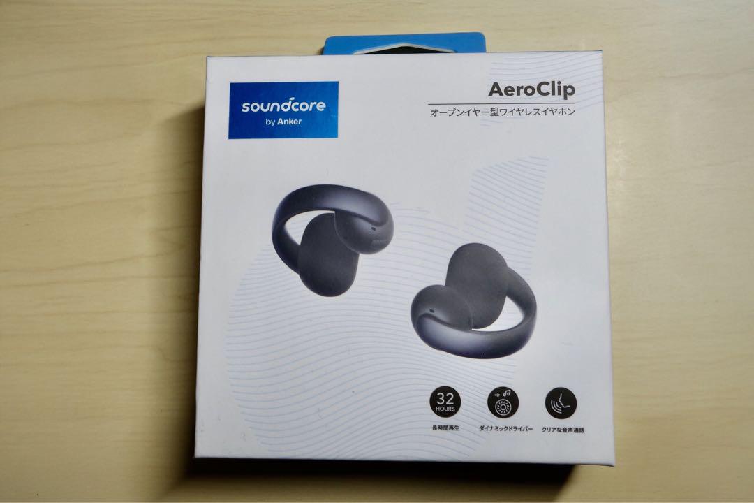 Anker Soundcore AeroClip（ミッドナイトブラック）