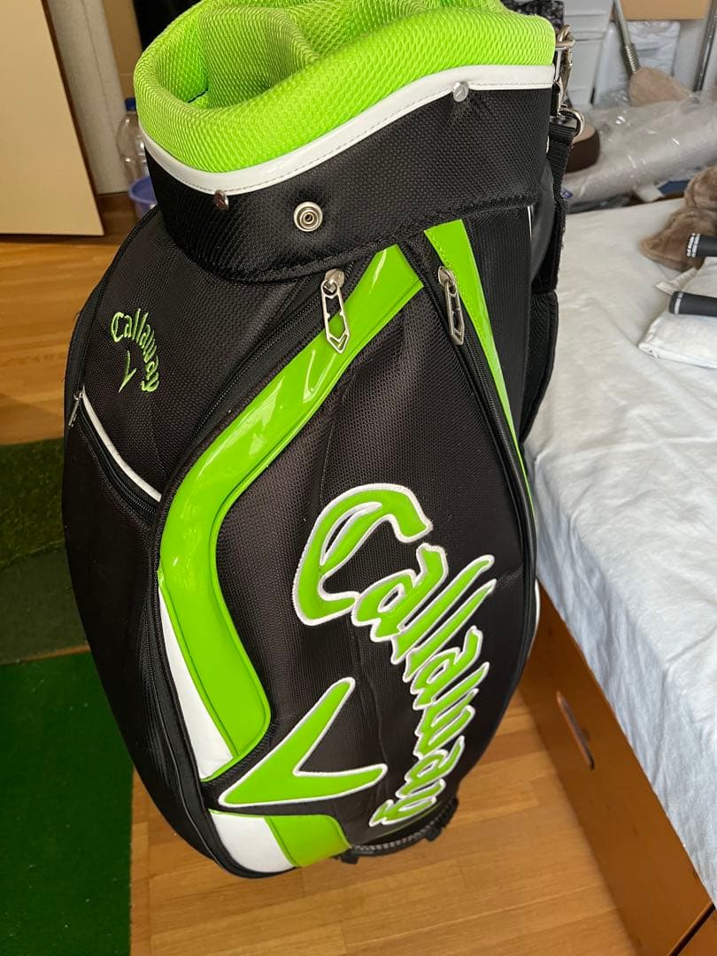 綺麗目 Callaway キャディバッグ ブラック/グリーン 綺麗目 Callaway キャディバッグ ブラック/グリーン