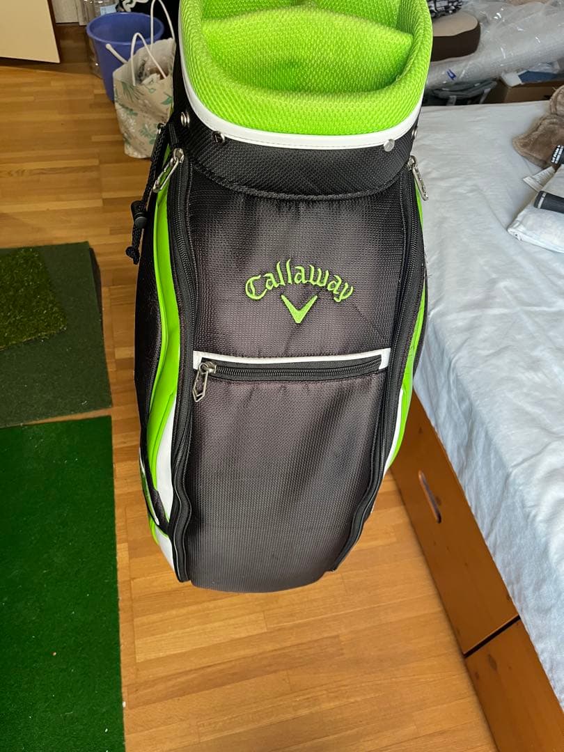 綺麗目 Callaway キャディバッグ ブラック/グリーン 綺麗目 Callaway キャディバッグ ブラック/グリーン