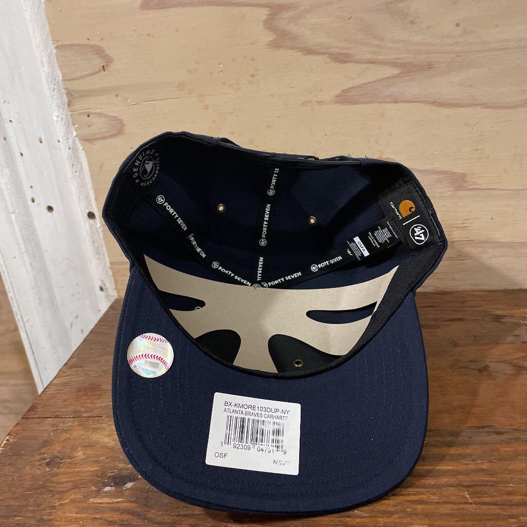 新作特価 Carhartt × 47 BRAND ブレーブス キャップ 新品未使用 KSoXm-m92296309560 通販新作