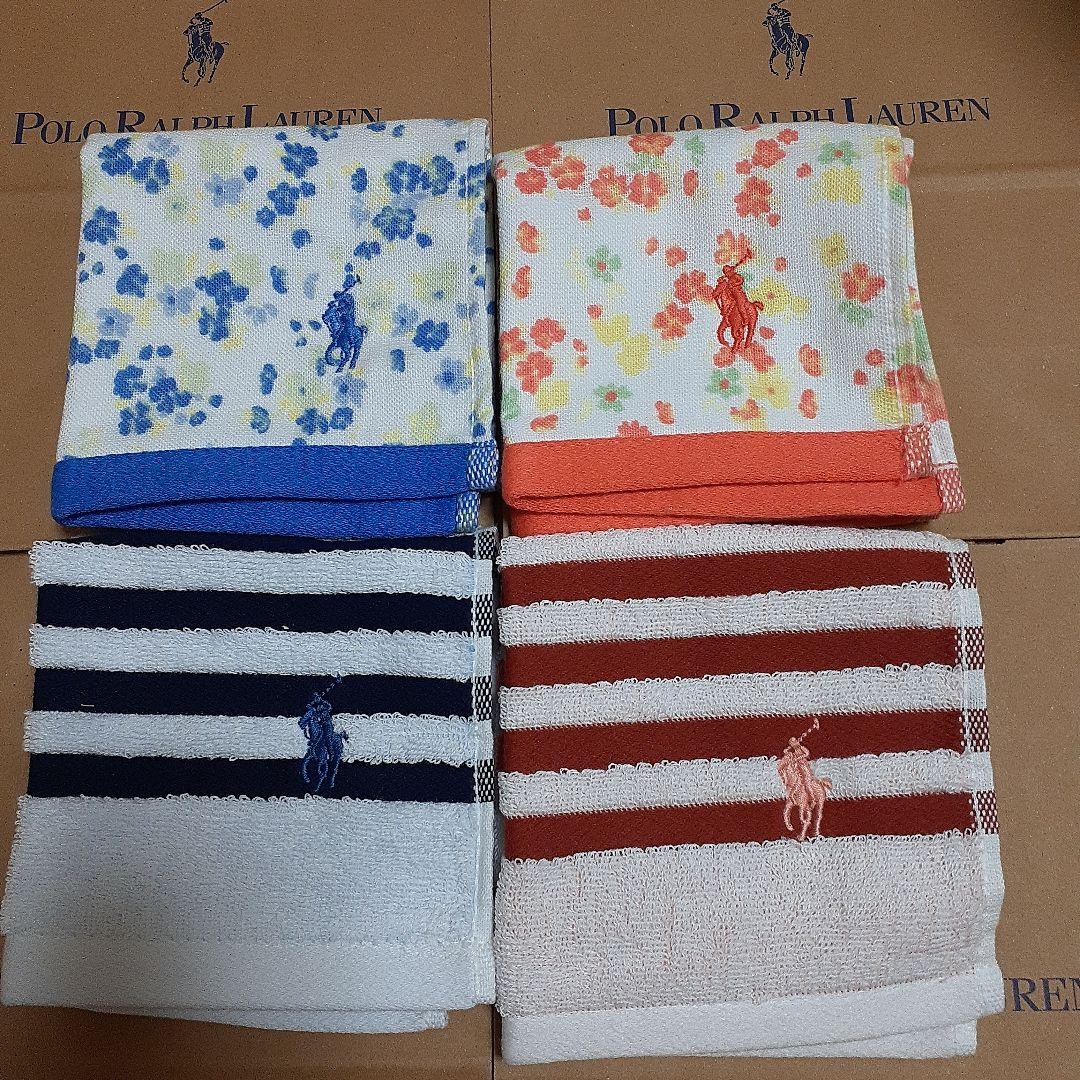 ポロラルフローレンPolo Ralph Lauren ミニタオル 4枚セット