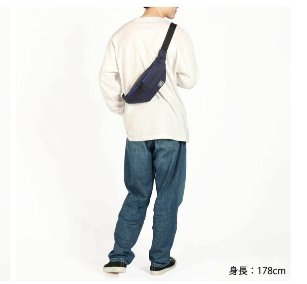 新品PORTER ウエストバッグ ネイビー