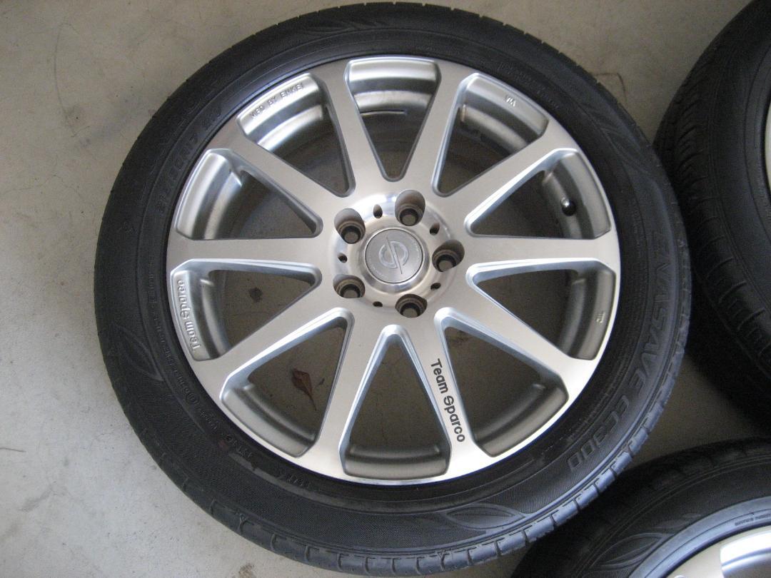 y*u様 スパルコ　17インチ　114.3　5穴　+48　215/50R17　ア