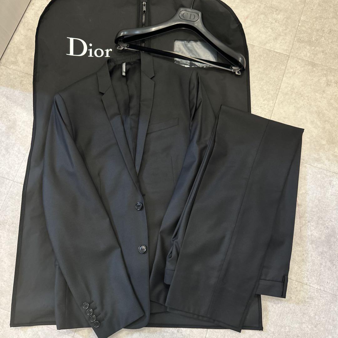 DiorHomme/ディオールオム　ナロータイ　レジメンタル　黒 DiorHomme/ディオールオム ナロータイ レジメンタル 黒 （Dior