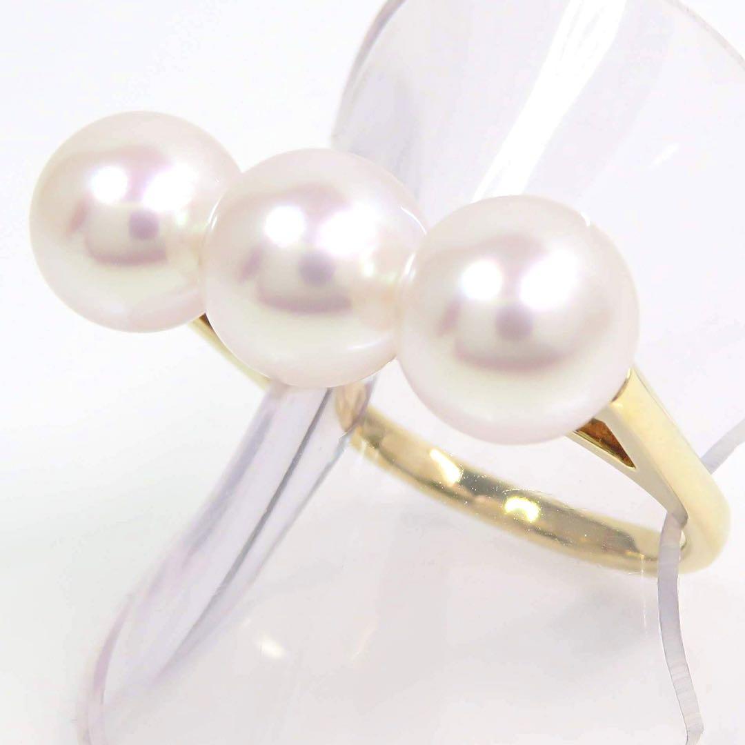 TASAKI タサキ バランス エラ リング あこや真珠 イエロー