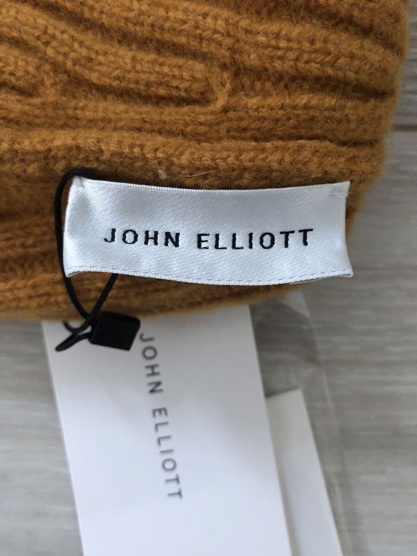 John Elliott ジョンエリオット　ニットキャップ　ビーニー　マスタード