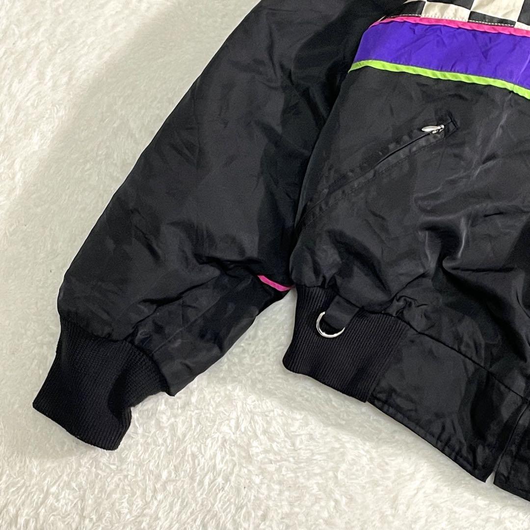 ナイロンレーシングジャケット　サイズL　企業ロゴ刺繡　ARCTIC CAT