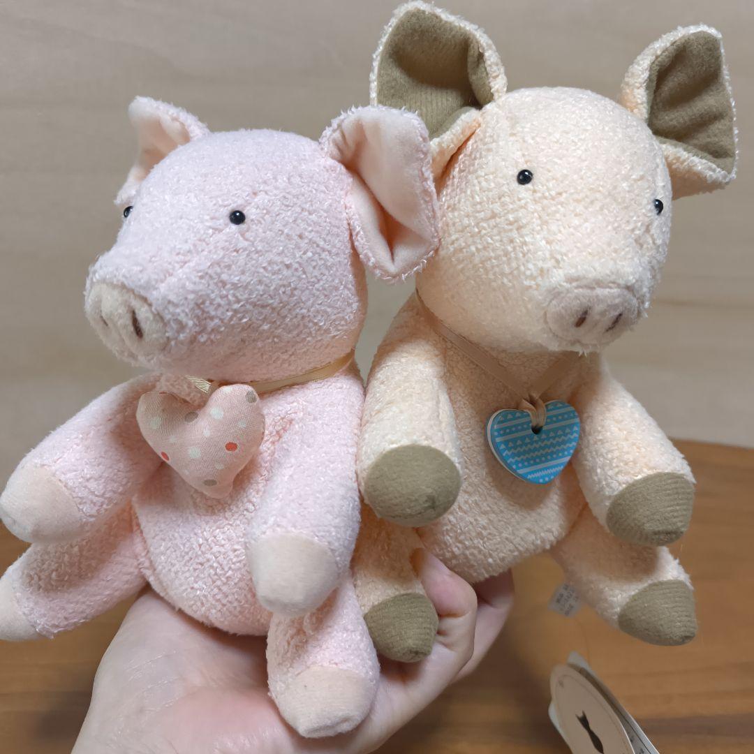 モンスイユ　ショコラ　ぶたぶた　ハート　ぶた　レア　ピンク色　ぬいぐるみ モンスイユ ショコラ ぶたぶた ハート ぶた レア ピンク色