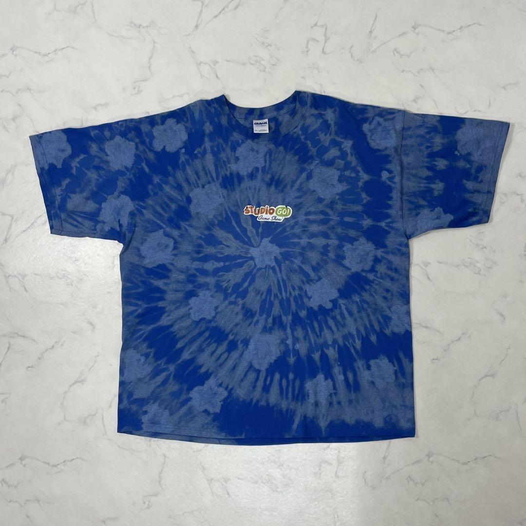 半袖Tシャツ　星　アート　プリント　クルーネック　大きいサイズ　一点物　古着
