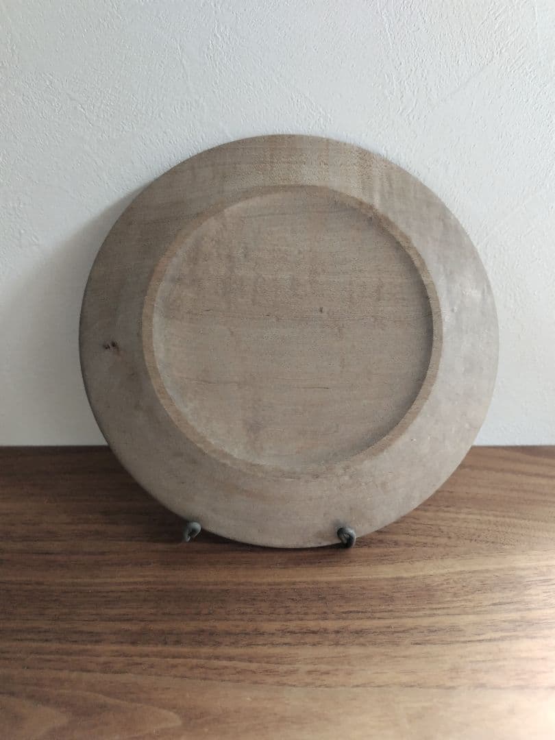 内田悠さん　平皿　イタヤカエデ鉄媒染 21cm　②