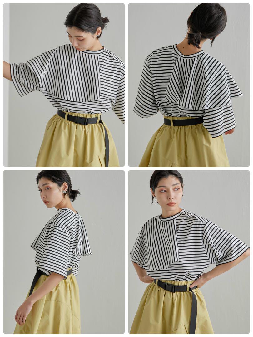 極美品✨ イアパピヨネ　ボーダーTシャツ　SUM1 STYLE スミスタイル