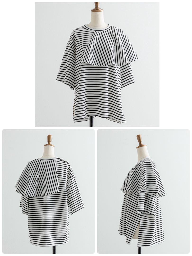 極美品✨ イアパピヨネ　ボーダーTシャツ　SUM1 STYLE スミスタイル
