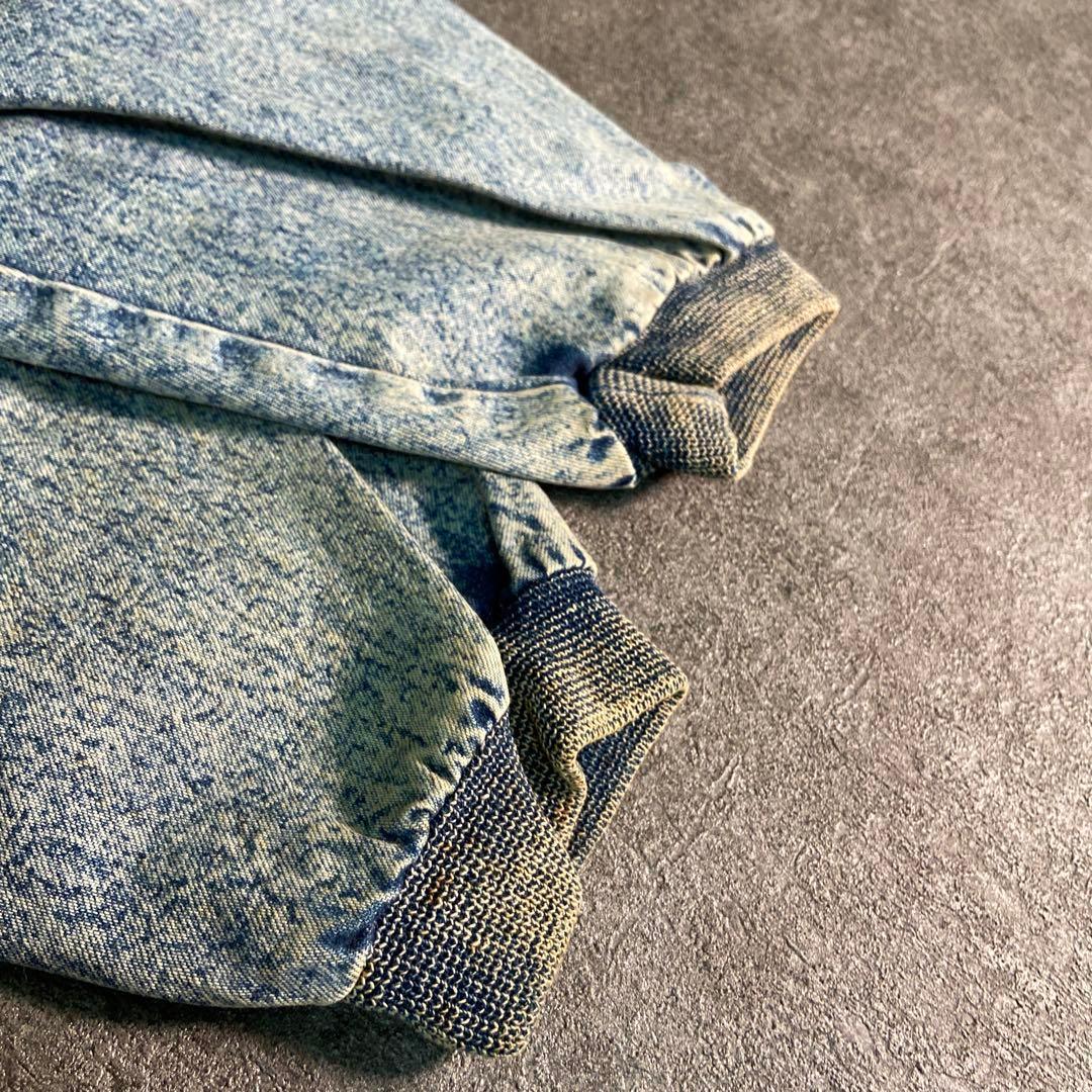 ヴィンテージ】90's 花柄刺繍デニムジャケット インポート 古着