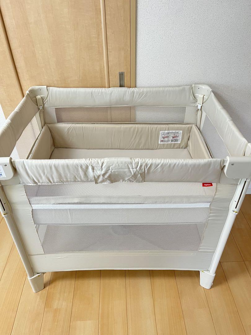 Aprica アップリカ ココネルエアー ベビーベッド　ミルク