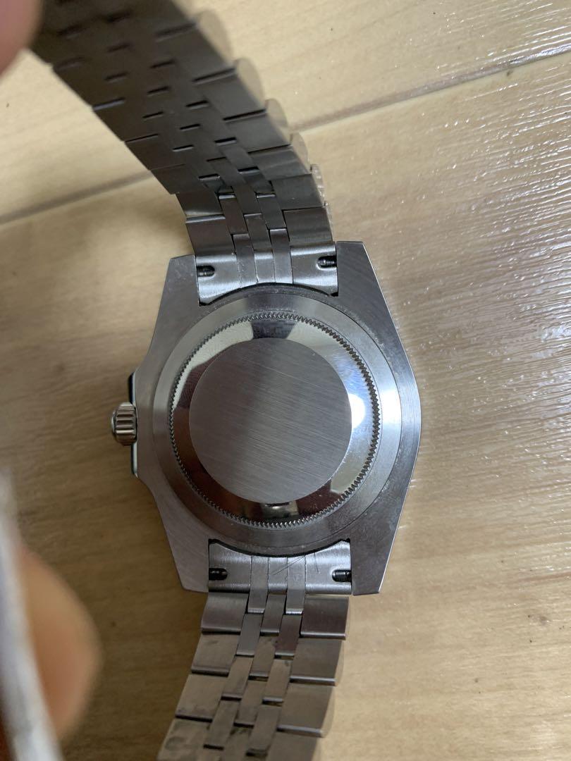 PARNIS GMT 時計　自動巻き腕時計 ブラック/ブルー