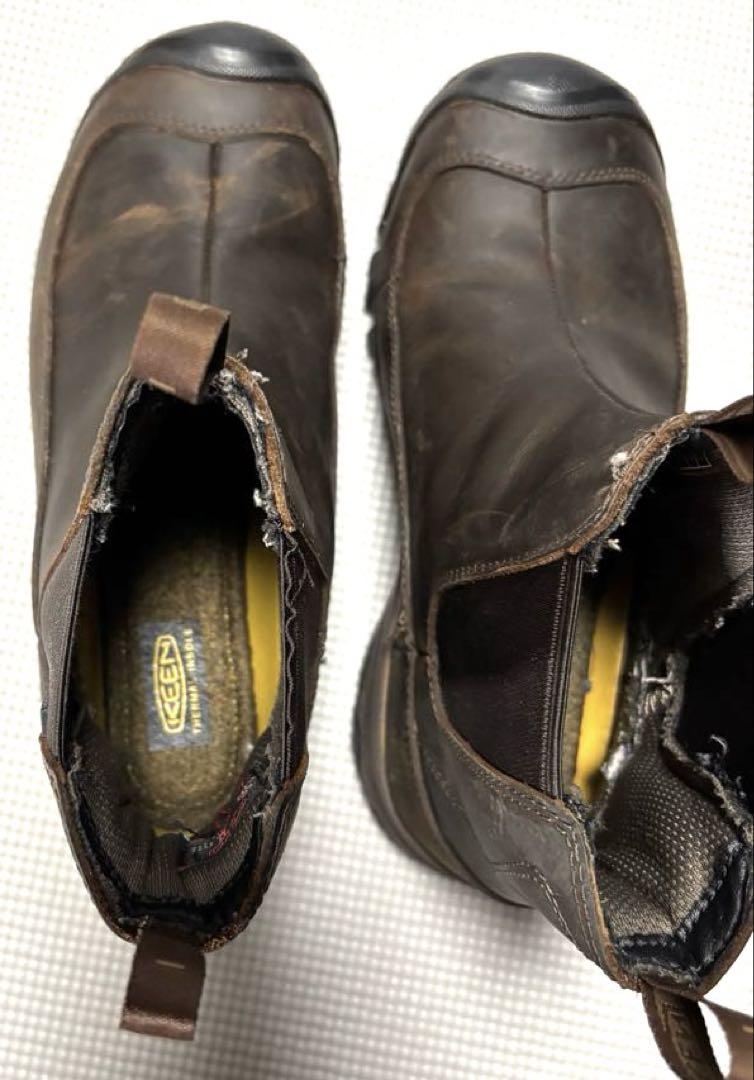KEEN 防水レザーサイドゴアブーツ 25 KEEN 防水レザーサイドゴアブーツ 25