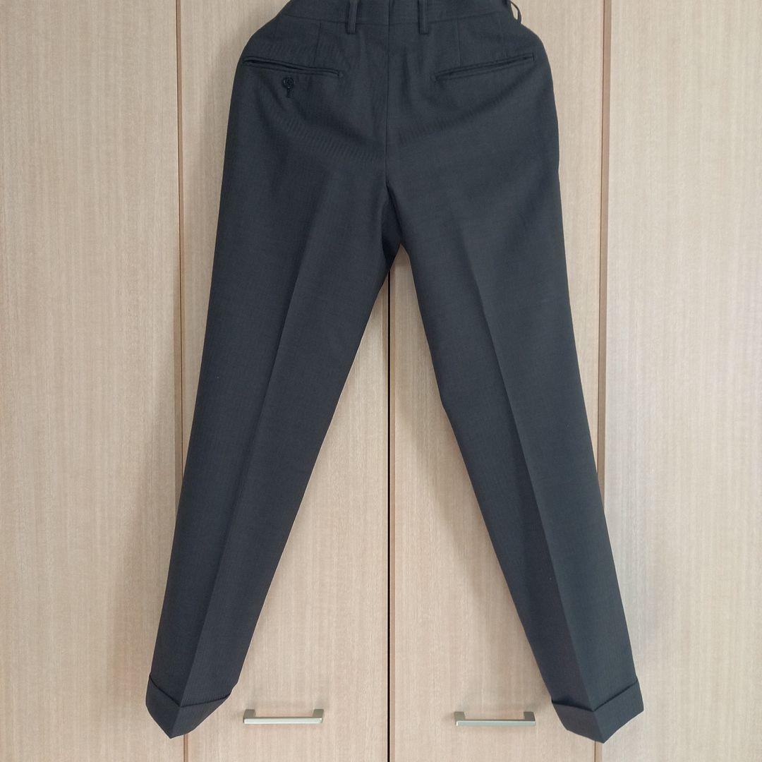 希少！[オリヒカ] スリーピース スーツ 秋冬 シャドゥストライプ グレー/Y5