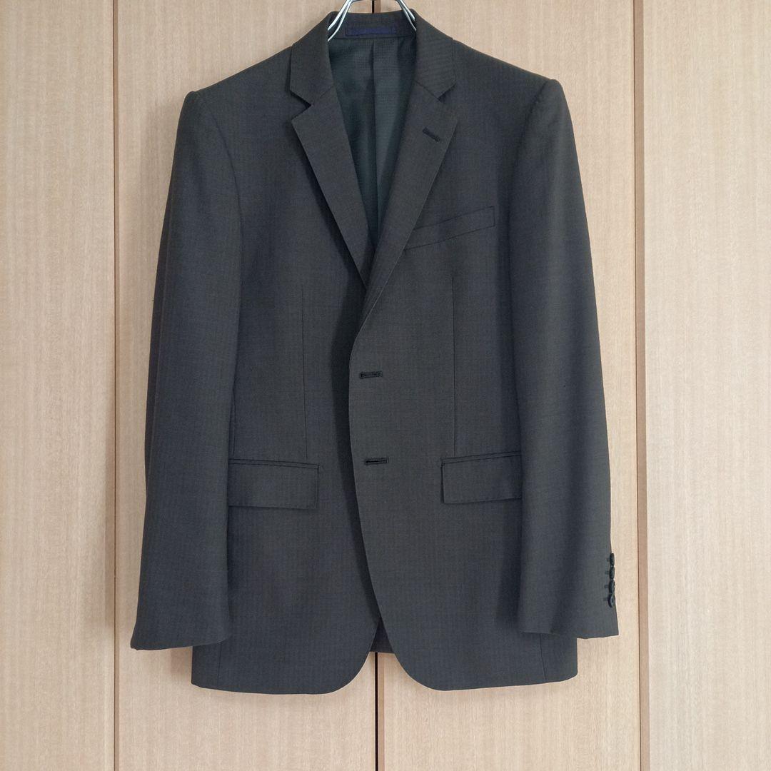 希少！[オリヒカ] スリーピース スーツ 秋冬 シャドゥストライプ グレー/Y5