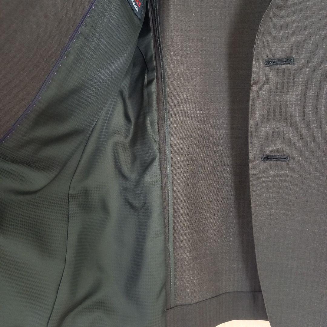 希少！[オリヒカ] スリーピース スーツ 秋冬 シャドゥストライプ グレー/Y5