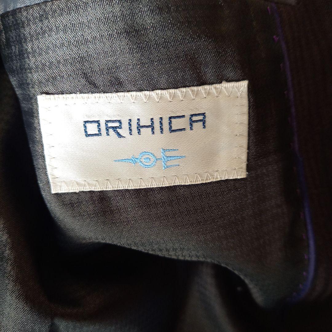 希少！[オリヒカ] スリーピース スーツ 秋冬 シャドゥストライプ グレー/Y5