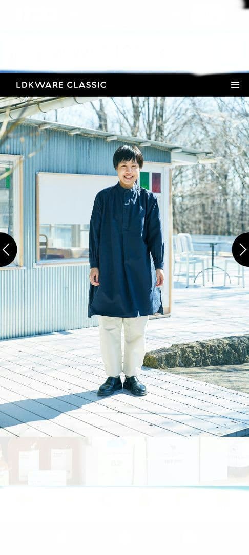 LDK wear YAEKA×ほぼ日 2021aw スモックドレス LDK wear YAEKA×ほぼ日 2021aw スモックドレス