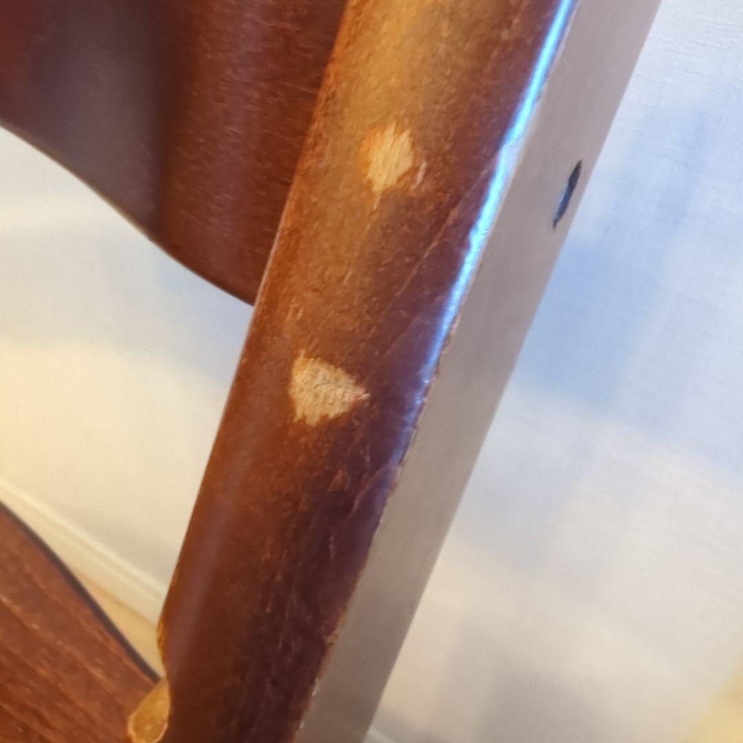 STOKKE 木製 ハイチェア ブラウン 2段式
