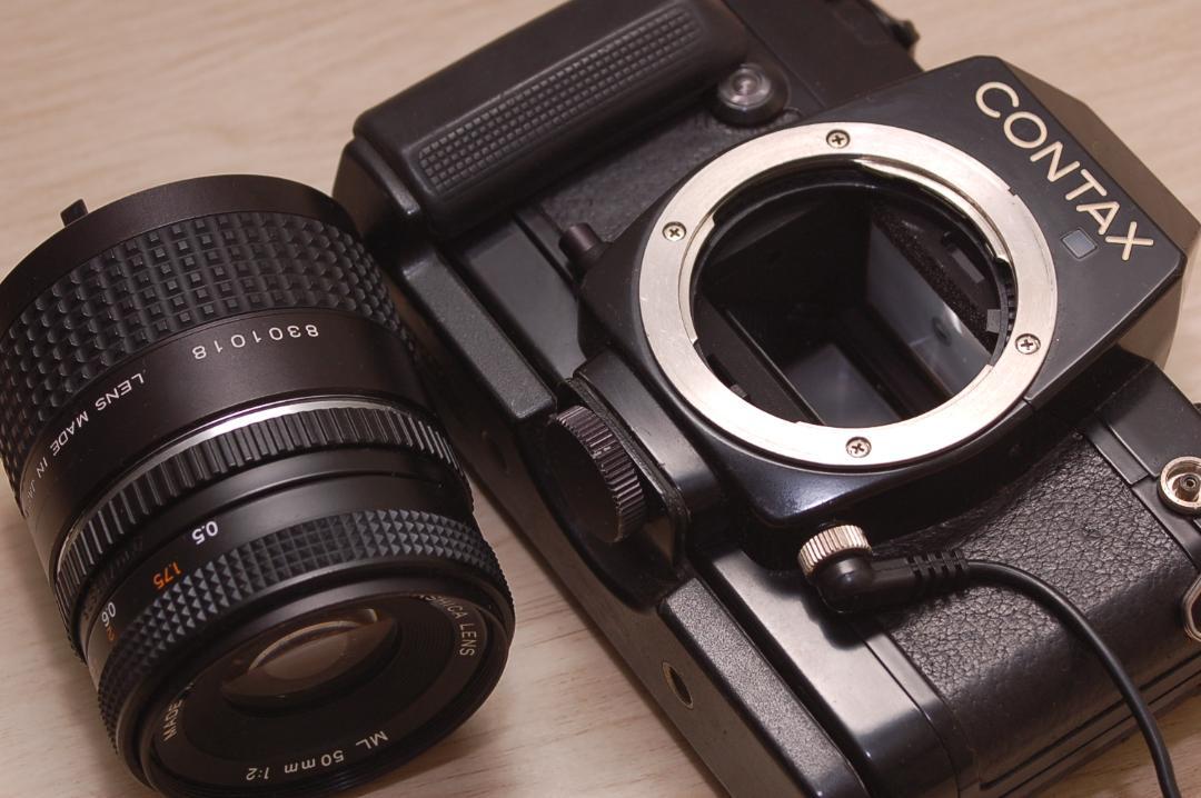 フィルムカメラ CONTAX 137MD QUARTZ + YASHICA ML 50mm F2 CONTAX 137MD QUARTZ + YASHICA ML 50mm F2 - メルカリ