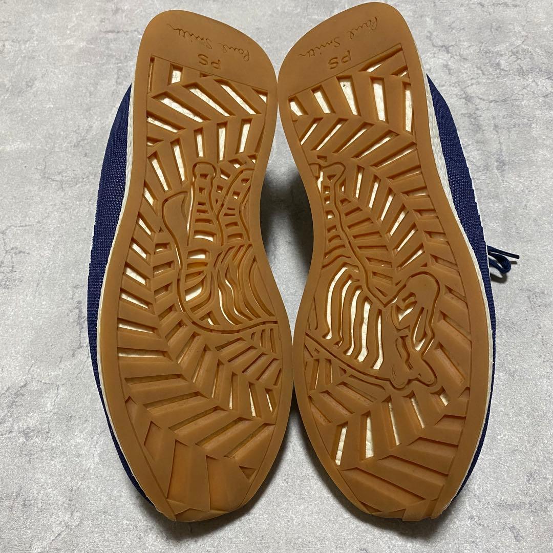 Paul Smith ネイビーxホワイト スニーカー 箱付き ポールスミス 美品 Paul Smith ネイビーxホワイト スニーカー 箱付き ポールスミス 美品