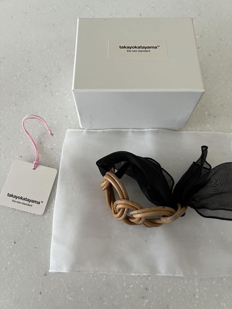 Takayo Katayama bangle 籐 バングル　リボンタイプ