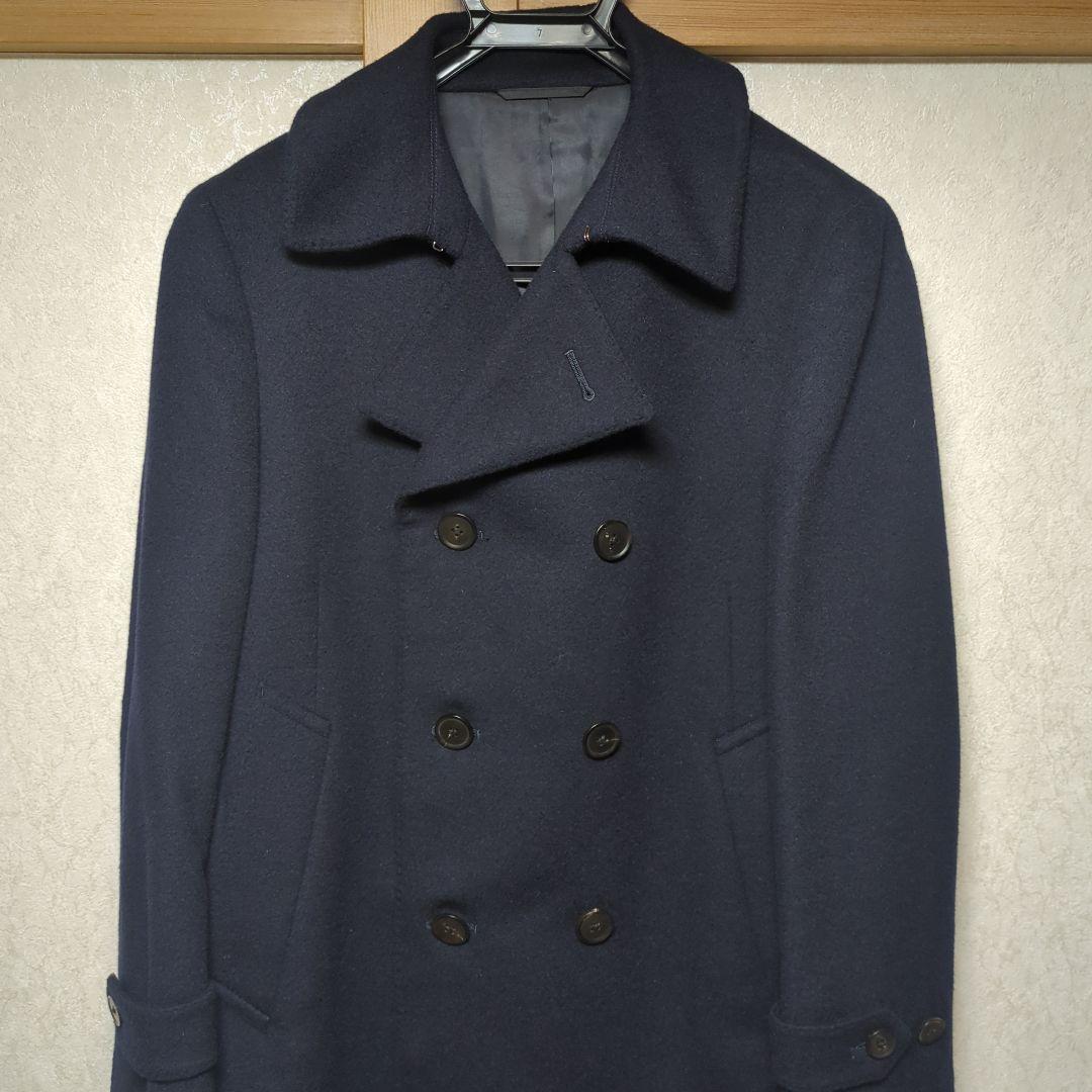 【美品】ダブルウールコート　スーツカンパニー