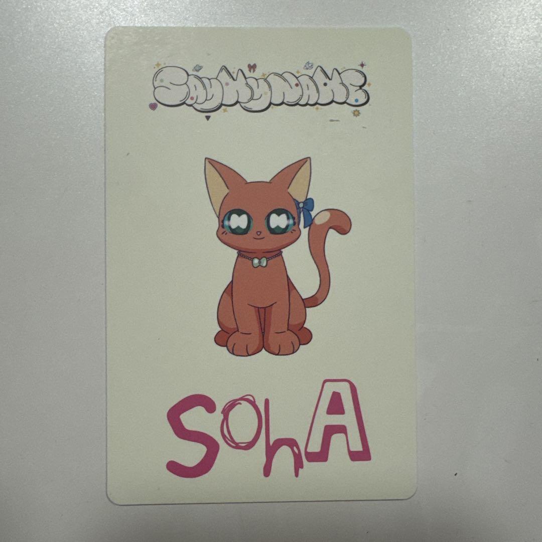 Say My Name ARAISE ラキドロ 直筆サイン ポラロイド ソハ（Say