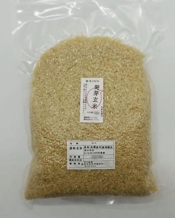 熊本県産 令和2年100% 発芽玄米 24kgれんげ米