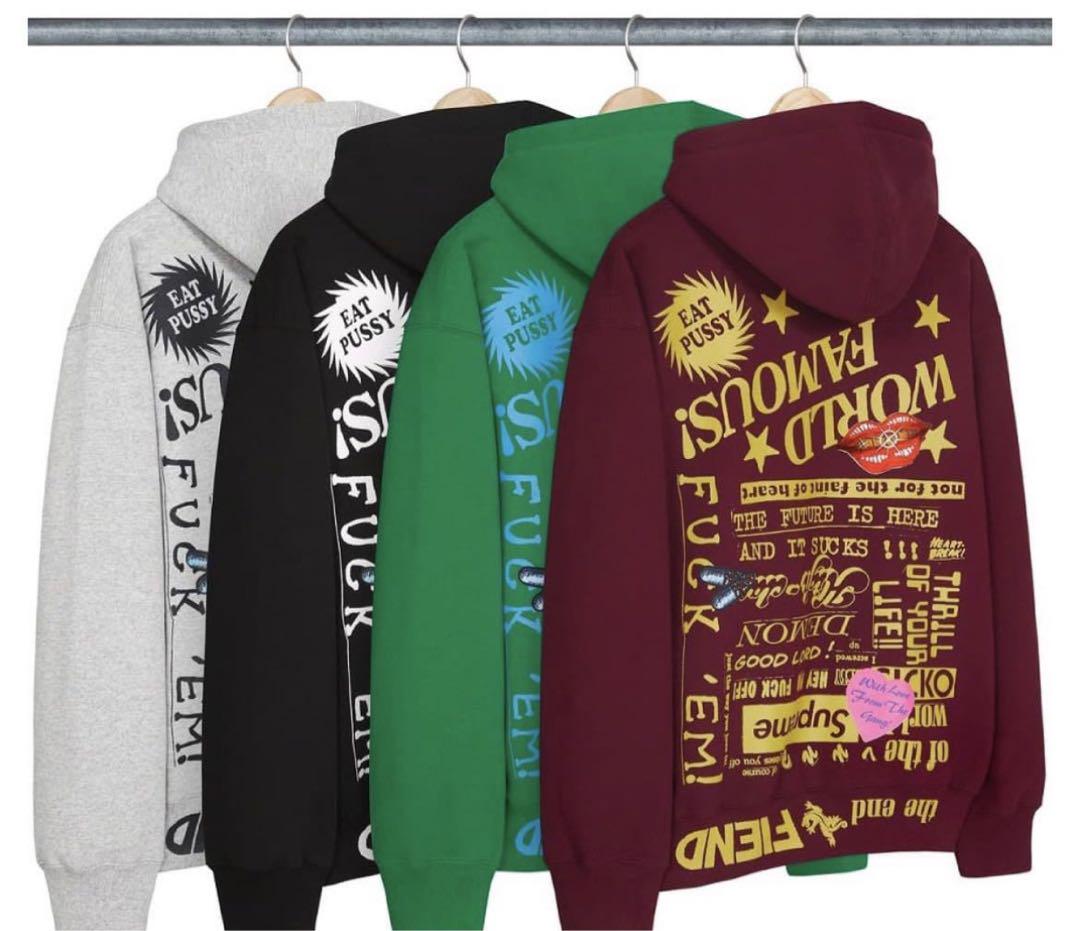 【Supreme】2023 Fiend Hooded Sweatshirt