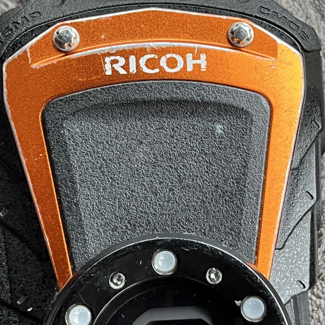 RICOH リコー WG-80 デジカメ　コンデジ　オレンジ　デジタルカメラ