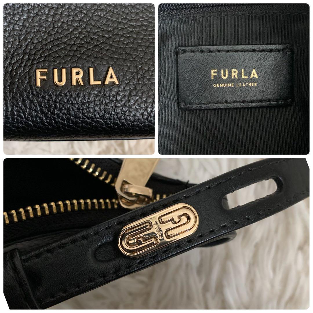 極美品 レア✨フルラ ダナエ ショルダーバッグ 現行 ワンハンドル ロゴ 極美品 レア✨フルラ ダナエ ショルダーバッグ 現行 ワン