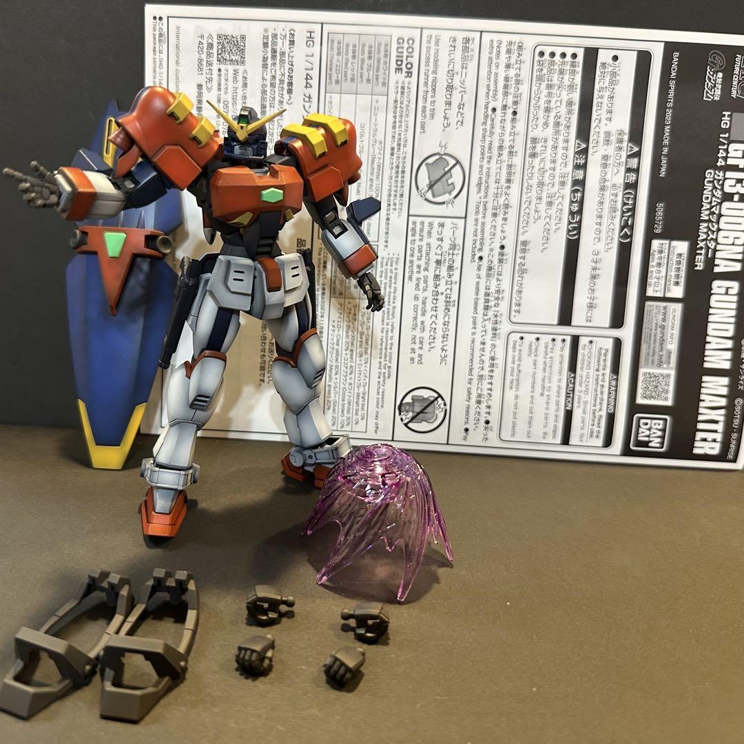 HG 1/144ガンダムマックスター 塗装完成品