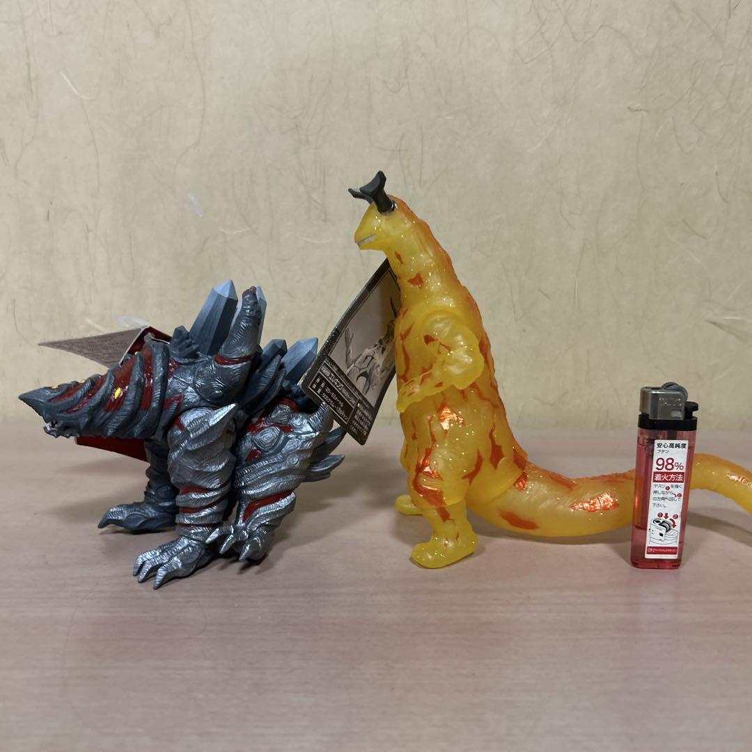 ⭐️タグ付⭐️ ウルトラ怪獣　ゴルゴレム　EX エレキング　ソフビ　フィギュア