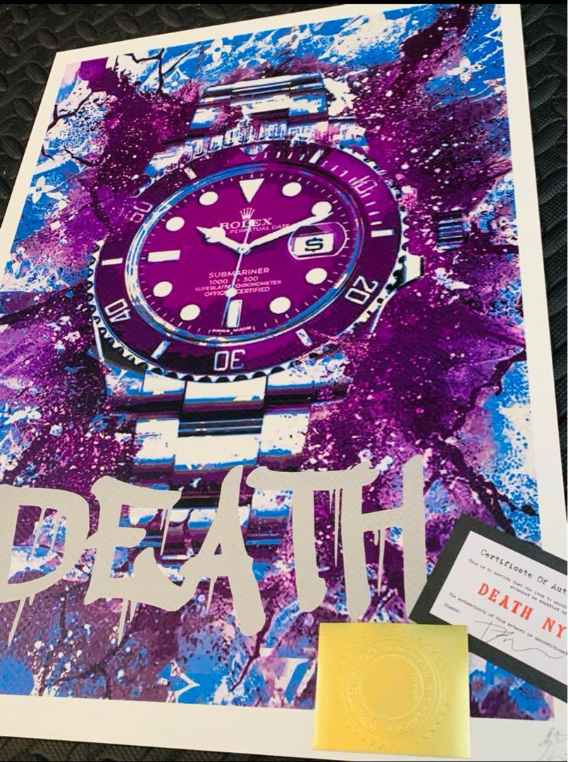 最新入荷。世界限定100枚！　正規品DEATH NYC ポップアート ロレックス