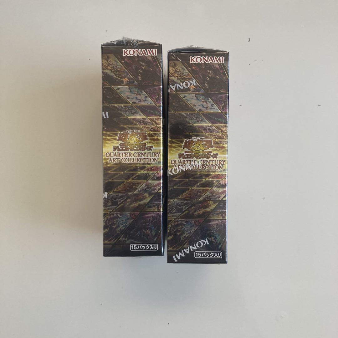 遊戯王 クォーターセンチュリーアートコレクション 2box シュリンク付き