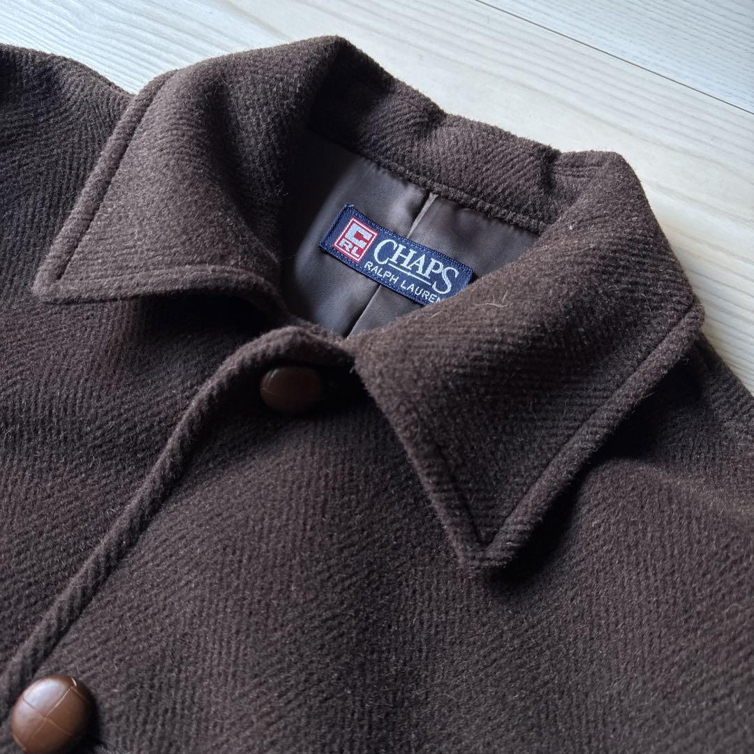 極上　希少　CHAPS Ralph Lauren アルパカ混　ツイードコート