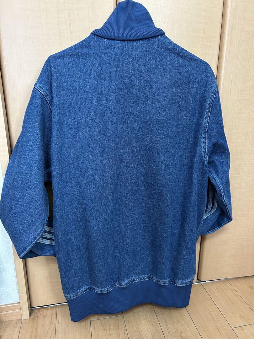 M 新品同様 adidas デニム ファイヤーバード トラックトップ 国内正規品