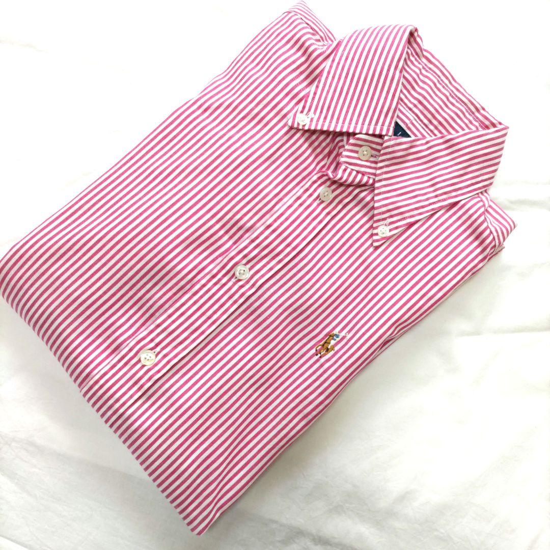 RALPH LAUREN ラルフローレンスーパースリムフィット長袖シャツ