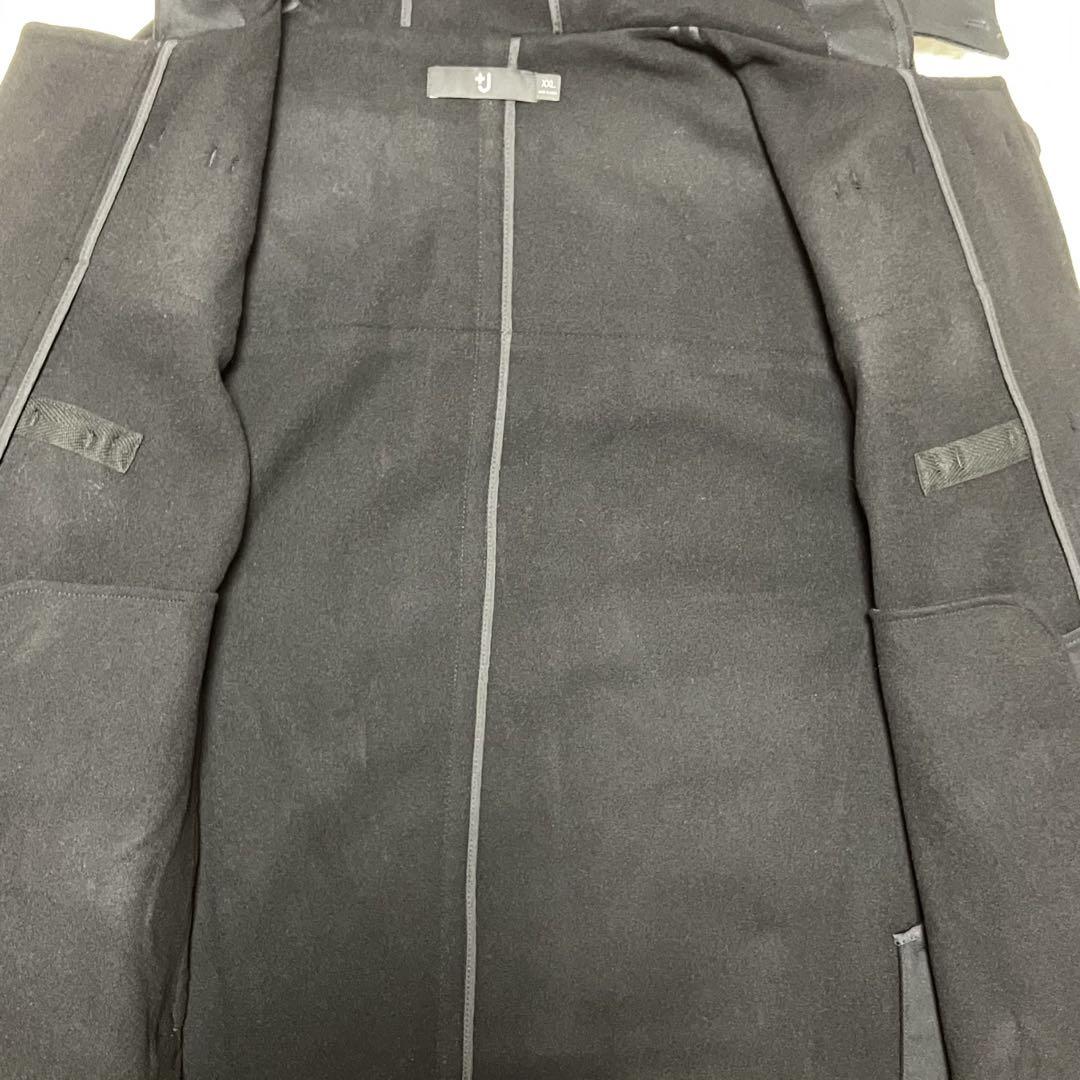 UNIQLO ＋J ウールオーバーサイズダッフルコート 黒 XXLサイズ 完売品